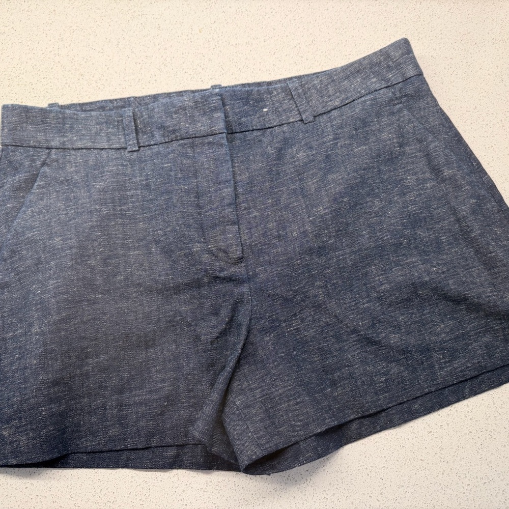 Abercrombie & Fitch Dark Blue Jean Shorts